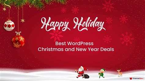 Best WordPress Christmas and New Year Holiday Deals - ThemeDev