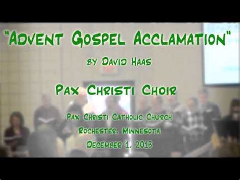 Gospel Acclamation Alleluia