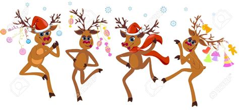 funny christmas reindeer clipart - Clipground