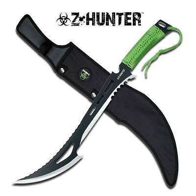 Zombie Z Hunter Machete Stainless Apocalypse Sword BIOHAZARD Slayer ...