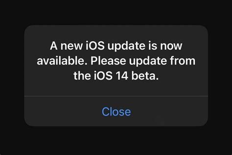 ‘A New iOS Update is Now Available’ pop-up bug hitting iOS 14 beta ...