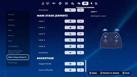 Best Fortnite Festival Keybinds and Controller Settings on PC and Console - Dot Esports