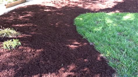 Brown Dye Mulch - YouTube