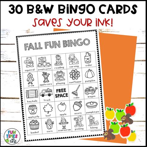 Fall Bingo Game | Fall Activity | Made By Teachers