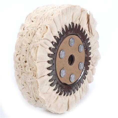 150mm Cotton Airway Buffing Wheel Metal Polishing Wheel 66Ply For Bench ...