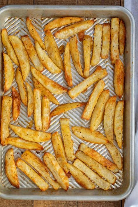 Baked French Fries - Cooking Made Healthy