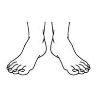 Cartoon Foot Outline