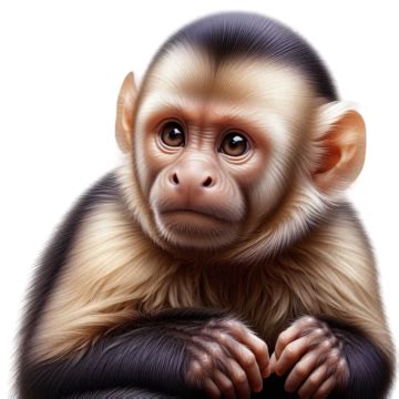 Capuchin Monkey Close Up PNG Transparent Images Free Download | Vector Files | Pngtree