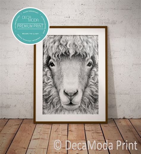 SHEEP PRINT Sheep Art Print Sheep Decor Art Print Sheep - Etsy Ireland ...