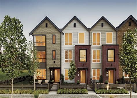 Fremont Townhomes - EKISTICS in 2020 | Townhouse exterior, Modern townhouse, Townhouse designs