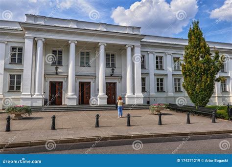 Auditorium Maximum Building of Warsaw University Editorial Stock Image ...