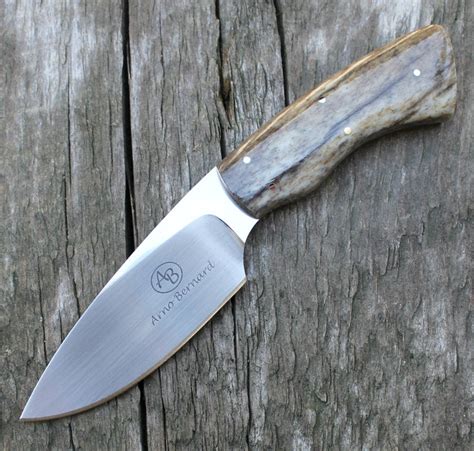 Arno Bernard Custom Gecko Giraffe Bone Fixed Blade Knife l Perry Knife..