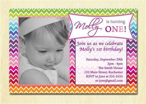 Printable 1st Birthday Party Invitations - Invitation Design Blog