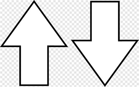 Black and white Triangle Symbol Monochrome, White Arrow s, angle, white png | PNGEgg