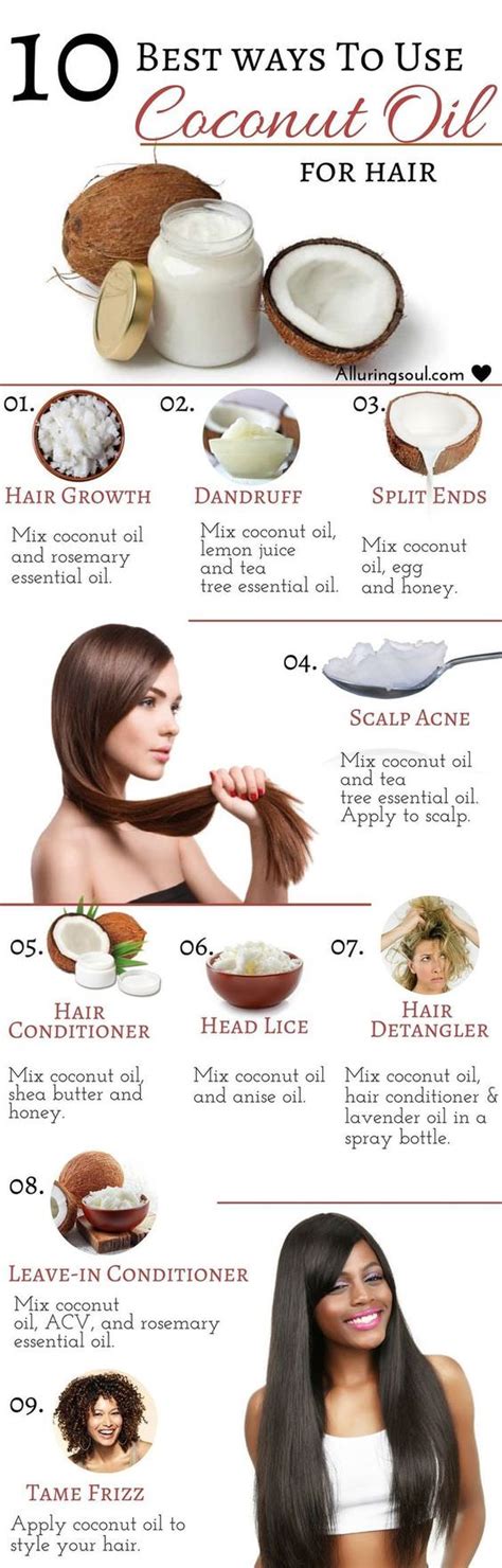 10 Best Ways To Use Coconut Oil For Hair - Fashion Daily