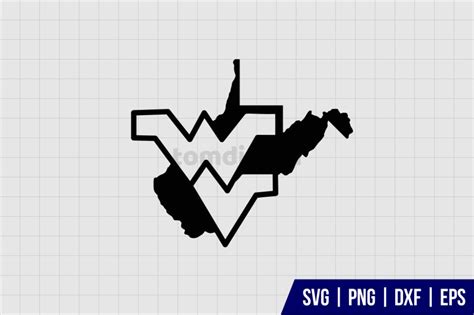 Flying WV Inside of State of WV SVG | Svg, Wv logo, Silhouette cameo