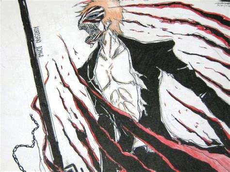 Kurosaki Ichigo Hollowfication by thefewthatremain on DeviantArt