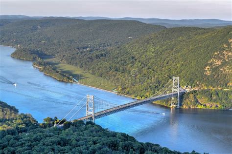 Bear Mountain Bridge - New York Stock Photo - Image of mountain, bridge ...