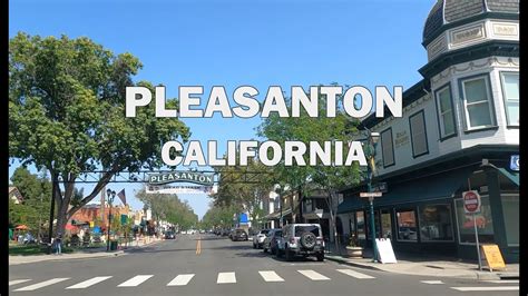 Pleasanton, CA - Driving Downtown 4K - YouTube