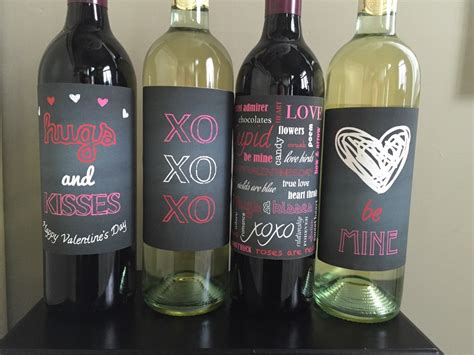 Valentine's Day Wine Labels Valentine's Day Wine