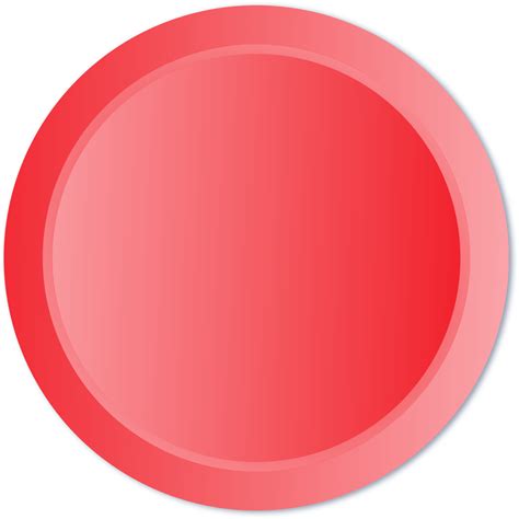 Red Circle With Vibrant Transparent Images