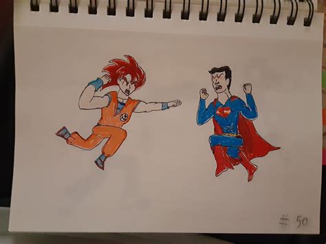 Death Battle Sketches: Goku Vs. Superman 2 by ivanlerma on DeviantArt