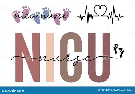 Nicu Nurse, NICU T-shirt Design, Nursing T-shirt Design Cartoon Vector | CartoonDealer.com ...