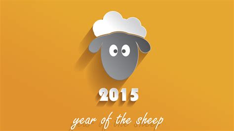 Year of the Sheep 2015 Wallpaper for 1920x1080