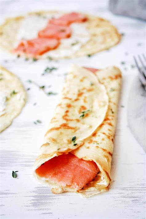 Savory Crepes Recipe with Smoked Salmon | Grab the Mangos Crepe Recipe ...