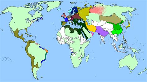 World Map - 1650 by AnalyticalEngine on DeviantArt