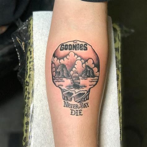 Grant Sutton on Instagram: “Never Say Die! Goonies tattoo for the win! More like this please ...