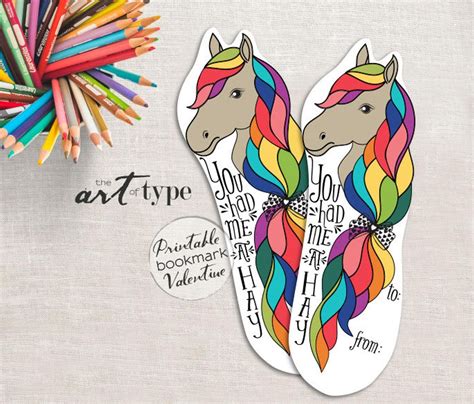 Horse Coloring Horse Bookmark - kidsworksheetfun