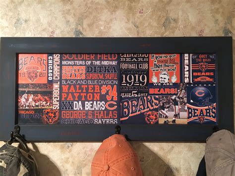 Chicago Bears wall art Chicago bears decor Chicago bears | Etsy | Bear ...