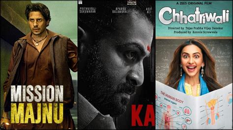 January 2023 Week 3 OTT movies, web series India releases: From Chhatriwali, Mission Majnu to Kaapa