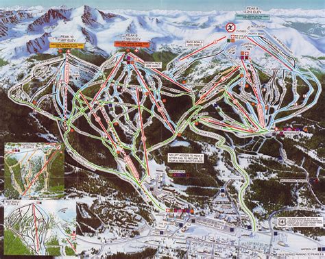 Published in 1988 at Breckenridge Ski Resort Breckenridge Ski Resort, Trail Maps, Skiing ...