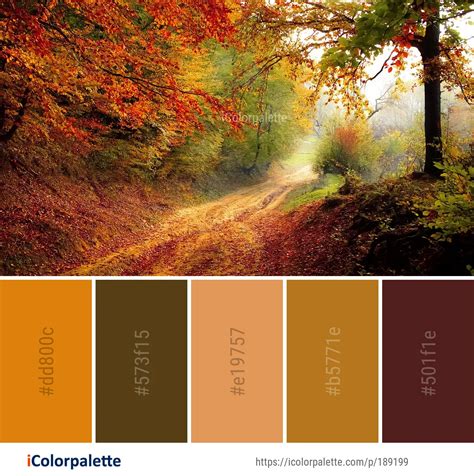 50 Autumn / Fall Color Palettes | Curated collection of Color Palettes