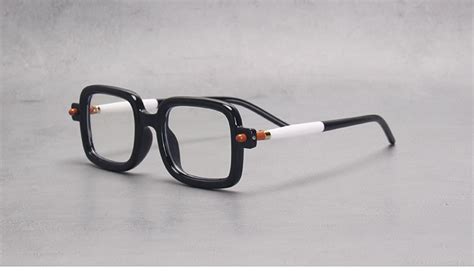 Des Vintage Black Square Glasses Frame – Southood