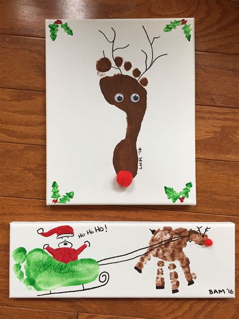 Holiday handprint fun! | Holiday, Christmas, Cards