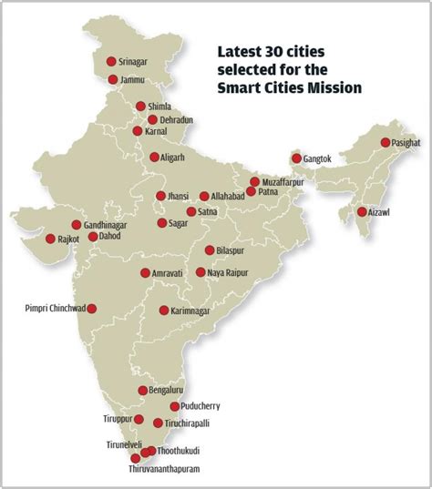 India Map With Cities Often cities are bifurcated into multiple regions municipalities which ...