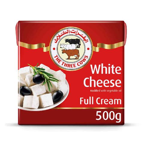 Buy The Three Cows Full Cream White Cheese 500g Online - Shop Fresh ...