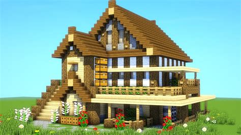 BEST SURVIVAL HOUSE TUTORIAL EVER - How to build an ultimate minecraft h... | Minecraft houses ...