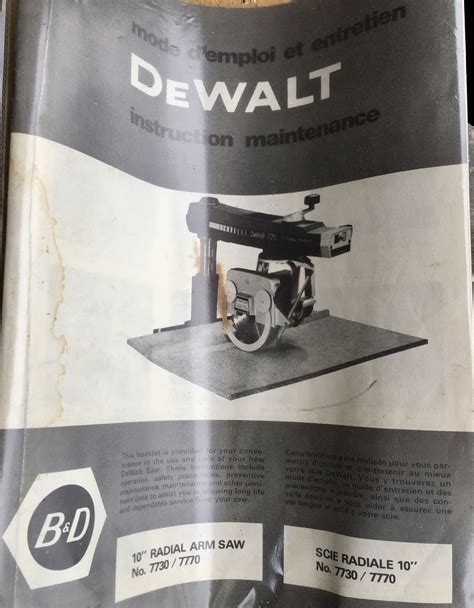 DEWALT 770 POWERSHOP DELUXE 10IN RADIAL ARM SAW - Kidd Family Auctions