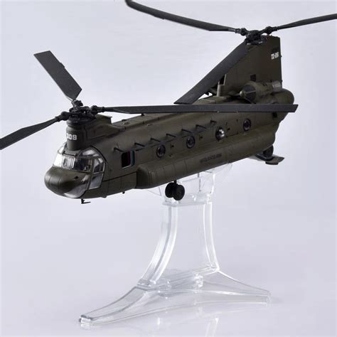 kids toys 1/72 Diecast Army Green Boeing CH 47 Chinook Helicopter ...