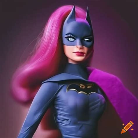 Satirical image of batman as barbie