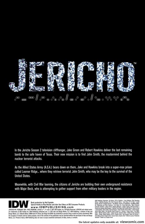 Jericho Season 3 – Civil War 04 | Read All Comics Online