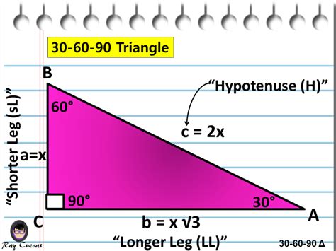 30 60 90 Triangle Rules Examples - PELAJARAN