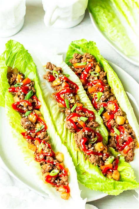 Ground Beef Lettuce Wraps Recipe - Delicious Little Bites