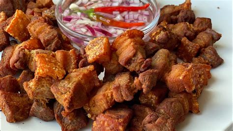 CHICHARON RECIPE | PORK BELLY CHICHARON - YouTube