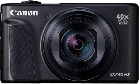 Canon Powershot SX740 HS Compact Digital Camera with 40x Optical Zoom, 20.3-Megapixels, 10fps ...