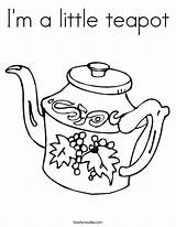 Teapot Coloring Pages sketch template